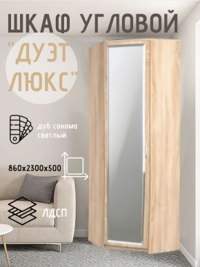 Шкаф угловой Дуэт Люкс с зеркалом в Салехарде - salekhard.mebel24.online | фото 1