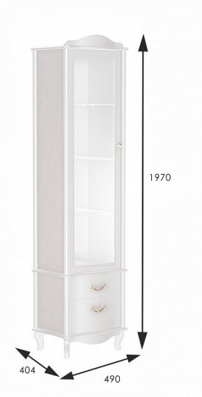 Шкаф-витрина Джульетта в Салехарде - salekhard.mebel24.online | фото 3