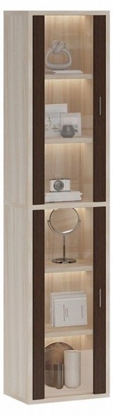Шкаф-витрина Домино СУ(ш1в2)+2ФС в Салехарде - salekhard.mebel24.online | фото 2