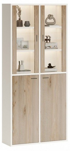 Шкаф-витрина Домино СУ(ш2в2)+2ФС+2ФГ в Салехарде - salekhard.mebel24.online | фото 3