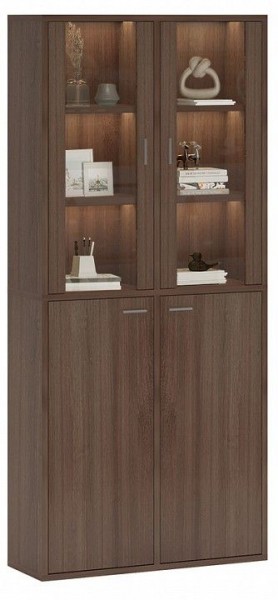 Шкаф-витрина Домино СУ(ш2в2)+2ФС+2ФГ в Салехарде - salekhard.mebel24.online | фото 2