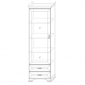 Шкаф-витрина Сиена в Салехарде - salekhard.mebel24.online | фото 12