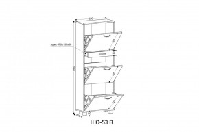 ШО-53 В тумба для обуви в Салехарде - salekhard.mebel24.online | фото 3