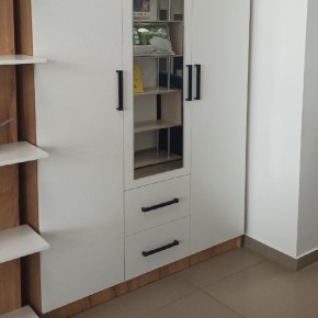 Спальный гарнитур Евро (модульный) Крафт/Белый в Салехарде - salekhard.mebel24.online | фото 30