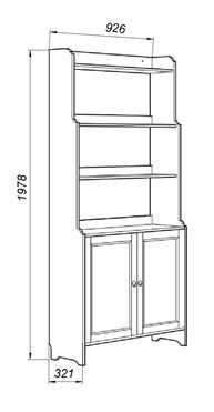 Стеллаж 20 Вествик, массив сосны, цвет белый в Салехарде - salekhard.mebel24.online | фото 2