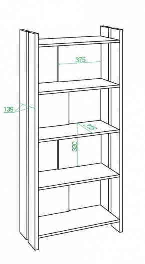 Стеллаж Домино Лайт СТЛ-ОВ в Салехарде - salekhard.mebel24.online | фото 2