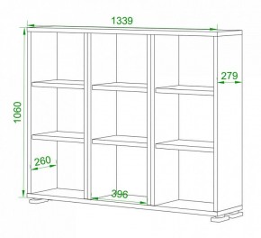 Стеллаж Домино нельсон ПУ-60-1 в Салехарде - salekhard.mebel24.online | фото 2