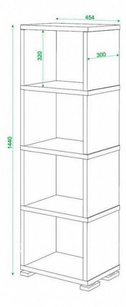 Стеллаж Домино СБ-15/4 в Салехарде - salekhard.mebel24.online | фото 3