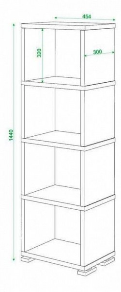 Стеллаж Домино СБ-15/4 в Салехарде - salekhard.mebel24.online | фото 3