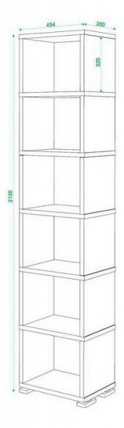 Стеллаж Домино СБ-15/6 в Салехарде - salekhard.mebel24.online | фото 2