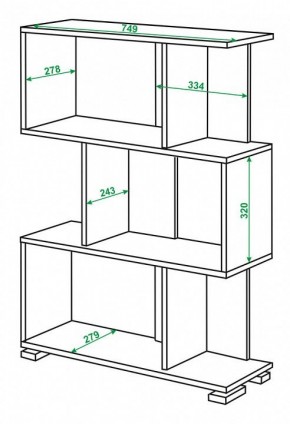 Стеллаж Домино СЛ-5-3 в Салехарде - salekhard.mebel24.online | фото 2