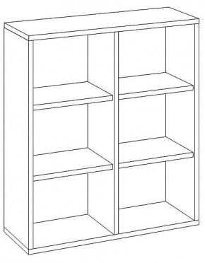 Стеллаж Домино СУ(ш2в1) в Салехарде - salekhard.mebel24.online | фото 3