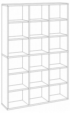 Стеллаж Домино СУ(ш3в2) в Салехарде - salekhard.mebel24.online | фото 2
