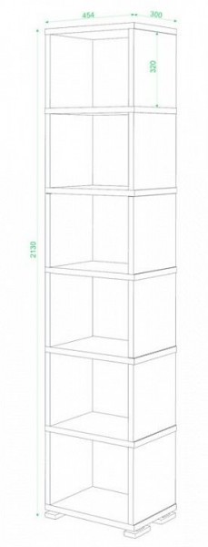Стеллаж-колонка СБ-15/6 в Салехарде - salekhard.mebel24.online | фото 2