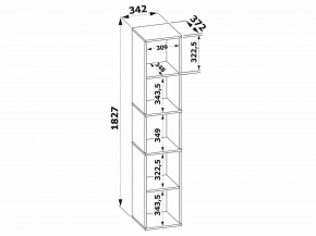 Стеллаж-колонка СТ-9 в Салехарде - salekhard.mebel24.online | фото 3