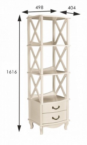 Стеллаж комбинированный Джульетта-3 в Салехарде - salekhard.mebel24.online | фото 3