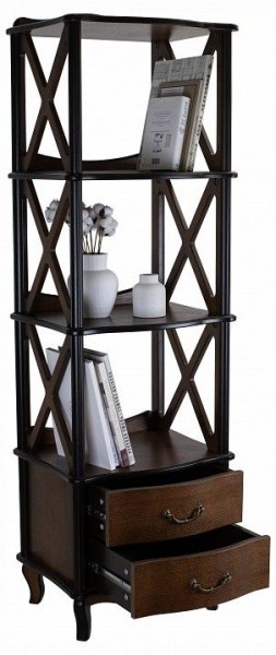 Стеллаж комбинированный Джульетта-3 в Салехарде - salekhard.mebel24.online | фото 5