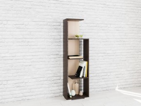Стеллаж Ромео-6 Дуб молочный/Венге в Салехарде - salekhard.mebel24.online | фото