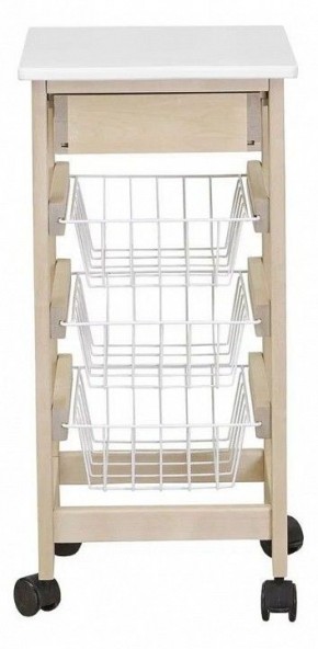Стеллаж С ящиком и корзинами в Салехарде - salekhard.mebel24.online | фото 3