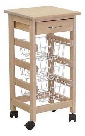Стеллаж С ящиком и корзинами в Салехарде - salekhard.mebel24.online | фото 2