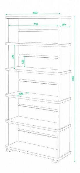 Стеллаж СБ-25/5 в Салехарде - salekhard.mebel24.online | фото 2