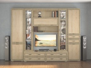 Стенка Ливорно дуб сонома в Салехарде - salekhard.mebel24.online | фото 1