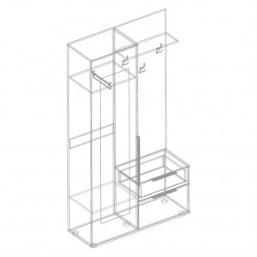 СТИЛ Прихожая (модульная) в Салехарде - salekhard.mebel24.online | фото 3