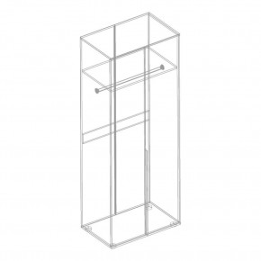 СТИЛ Шкаф 2-ств для одежды в Салехарде - salekhard.mebel24.online | фото 2