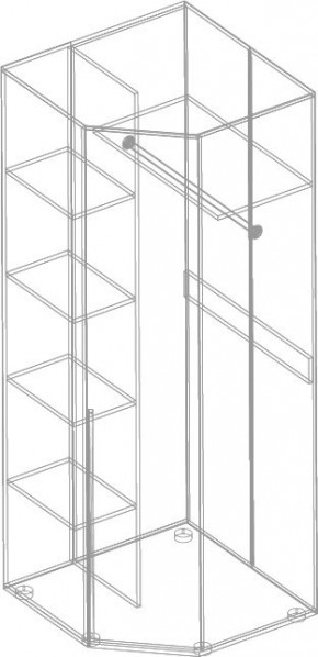 СТИЛ Шкаф угловой в Салехарде - salekhard.mebel24.online | фото 2