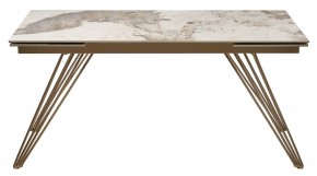 Стол ACERRA NEW 160 GLOSS LUXURY PANDORA SOLID CERAMIC/ каркас цвета шампань, ®DISAUR в Салехарде - salekhard.mebel24.online | фото 11