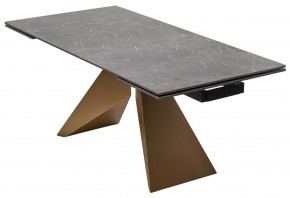 Стол ALES 180 BLACK GRAVE SOLID CERAMIC, керамика / бронзовый, ®DISAUR в Салехарде - salekhard.mebel24.online | фото 14