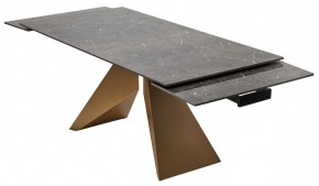 Стол ALES 180 BLACK GRAVE SOLID CERAMIC, керамика / бронзовый, ®DISAUR в Салехарде - salekhard.mebel24.online | фото 9
