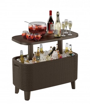 Стол Беви Бар (Bevy Bar Large Cool Bar), коричневый в Салехарде - salekhard.mebel24.online | фото 3