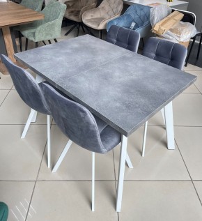 Стол BRICK M 140 Бетон Портленд/ Белый М-City в Салехарде - salekhard.mebel24.online | фото 2