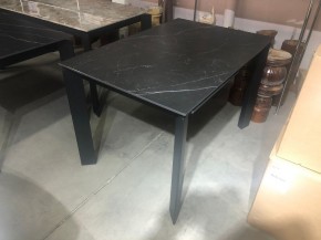 Стол CORNER 120 MATT BLACK MARBLE SOLID CERAMIC / BLACK, ®DISAUR в Салехарде - salekhard.mebel24.online | фото 10