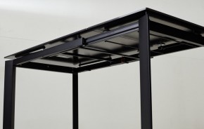 Стол CORNER 120 MATT BLACK MARBLE SOLID CERAMIC / BLACK, ®DISAUR в Салехарде - salekhard.mebel24.online | фото 2