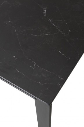 Стол CORNER 120 MATT BLACK MARBLE SOLID CERAMIC / BLACK, ®DISAUR в Салехарде - salekhard.mebel24.online | фото 5