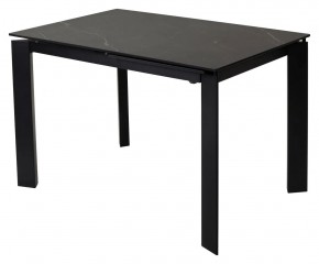 Стол CORNER 120 MATT BLACK MARBLE SOLID CERAMIC / BLACK, ®DISAUR в Салехарде - salekhard.mebel24.online | фото 9