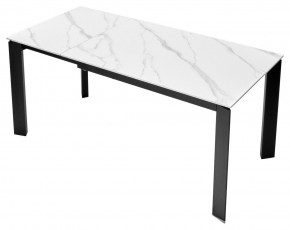 Стол CORNER 120 MATT WHITE MARBLE SOLID CERAMIC / BLACK, ®DISAUR в Салехарде - salekhard.mebel24.online | фото 7