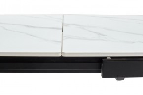 Стол CORNER 120 MATT WHITE MARBLE SOLID CERAMIC / BLACK, ®DISAUR в Салехарде - salekhard.mebel24.online | фото 8