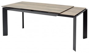 Стол CREMONA 180 KL-61 Под дерево, итальянская керамика / черный каркас, ®DISAUR в Салехарде - salekhard.mebel24.online | фото 7