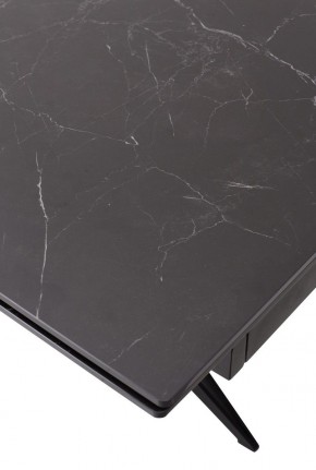 Стол FORIO 160 MATT BLACK MARBLE SOLID CERAMIC / BLACK, ®DISAUR в Салехарде - salekhard.mebel24.online | фото 9