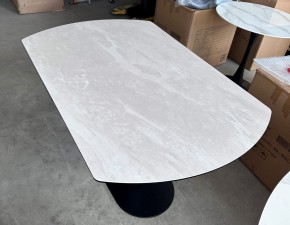 Стол KAI 140 TL-109 поворотная система раскладки, испанская керамика / Темно-серый / Черный, ®DISAUR в Салехарде - salekhard.mebel24.online | фото 7