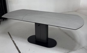 Стол KAI 140 TL-58 поворотная система раскладки, испанская керамика / Темно-серый / Черный, ®DISAUR в Салехарде - salekhard.mebel24.online | фото 4
