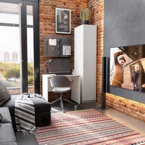 Стол КАСТОР письменный 80х50, цвет белый в Салехарде - salekhard.mebel24.online | фото