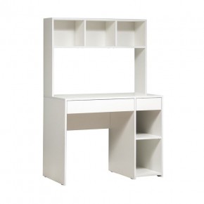 Стол компьютерный 12.77 F Комфорт (Белый РЕ шагрень) в Салехарде - salekhard.mebel24.online | фото 1