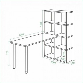 Стол компьютерный Bartolo в Салехарде - salekhard.mebel24.online | фото 3