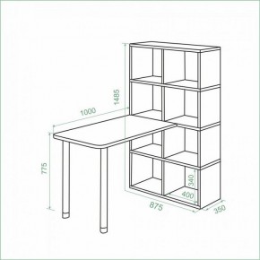 Стол компьютерный Bartolo в Салехарде - salekhard.mebel24.online | фото 2