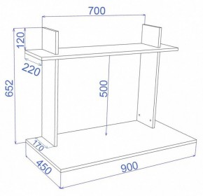 Стол компьютерный Cross СтТ1 в Салехарде - salekhard.mebel24.online | фото 2