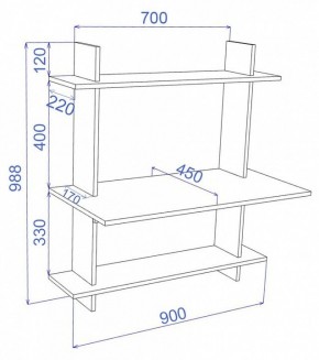 Стол компьютерный Cross СтТ3 в Салехарде - salekhard.mebel24.online | фото 2